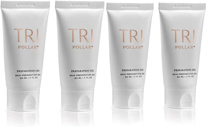 TriPollar Stop Preparation Gel 50ml (X4) - High Radio Frequency Skin Tightening Facial Machine Gel - Professional Home RF Anti-Aging Formula - Compatible with TriPollar Stop Devices - FDA Cleared