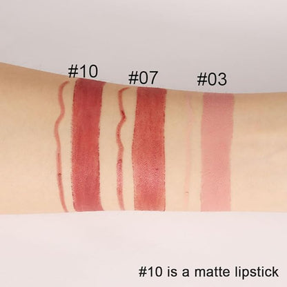evpct 1Pcs Light Brown Lip Liner and Lipstick
