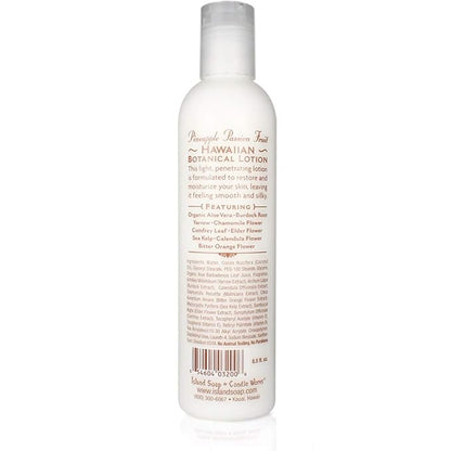 Island Soap and Candle Works Pineapple Scented Body Lotion for Men and Women, Paraben Free Body Moisturizer - Hydrating Hawaiian Skincare - Pineapple Passion Fruit - 8.5 Fl Oz Bottle