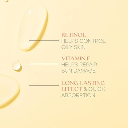 Retinol & Vitamin E Sheet Mask - Anti-Aging, Acne Scar & Hyperpigmentation - Hydrating, Dermatologist Tested Korean Skincare - Clean Beauty, Cruelty-Free, All Skin Types - 5 Masks