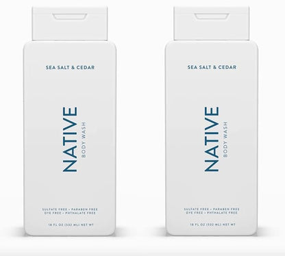 Native Body Wash Contains Naturally Derived 18 oz