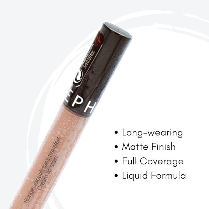 Sephora Collection Cream Lip Stain Liquid Lipstick, 32 Nude Blush - Matte Finish, Long Lasting Lip Color Makeup, Pigmented Longwear Lipstick, Full Coverage