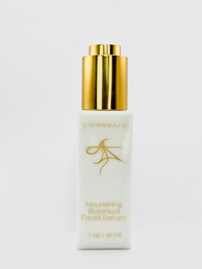 Nourishing Botanical Facial Serum | 1 oz | Anti-Aging Formula for Glowing Skin with Natural Ingredients, Antioxidants & Essential Nutrients | Vegan & Cruelty-Free