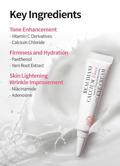 Korean Under Eye Cream – Hydrating Formula for Puffiness, Dark Circles & Fine Lines – Lightweight Eye Treatment for Men & Women, 15ml