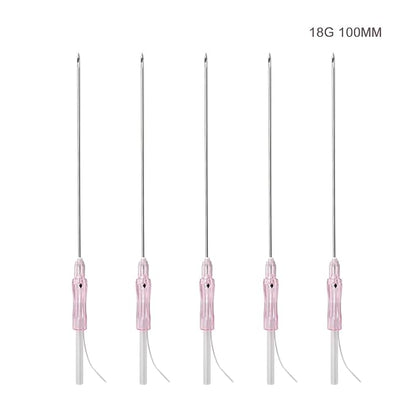 ACADA PCL Cog Threads Face Lift PCL Threads for Face Lift Cog 18G100mm Cog Threads Face Lift 360R Bi-Direction Cog Type Bullet Blunt Cog Threads 20Pcs
