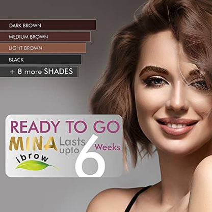 MinaiBrow Light Brown Brow Tinting