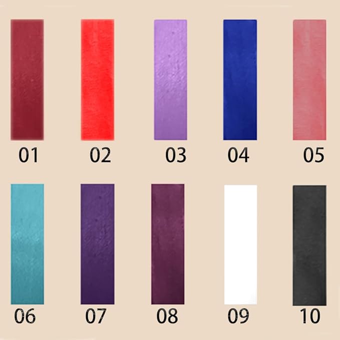 10-color matte non-stick cup lip glaze non-decolorizing brown non-stick