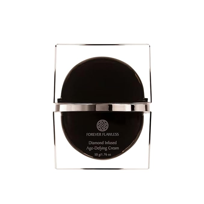 Forever Flawless Diamond Infused Age-Defying Face Cream - Hydrating Night Creams with Natural Diamond Powder for Smooth & Soft Skin - Lightweight Anti-Wrinkle Face Cream for Daily Skincare Routine