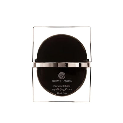 Forever Flawless Diamond Infused Age-Defying Face Cream - Hydrating Night Creams with Natural Diamond Powder for Smooth & Soft Skin - Lightweight Anti-Wrinkle Face Cream for Daily Skincare Routine
