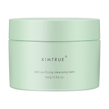 Kimtrue Makeup Cleansing Balm, Skin Purifying Makeup Remover Balm for Oily Skin, Gentle Facial Cleanser, Hydrate & Moisturize, 100g/3.53oz