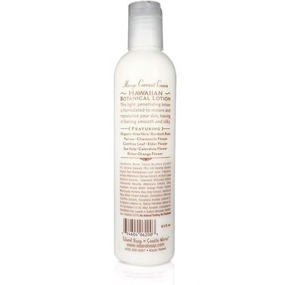 Island Soap and Candle Works Mango Coconut Guava Scented Body Lotion for Men and Women - Paraben Free Body Moisturizer - Hydrating Hawaiian Skincare - 8.5 Fl Oz. Bottle