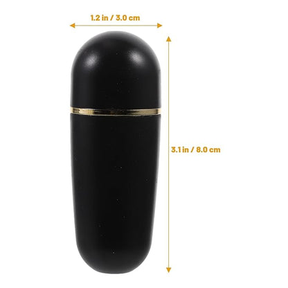 4PCS Volcanic Stone Ball Facial Oil Absorbing Roller, Mini Oil Control Tool for Daily Use, Smooth and Wear-Resistant, Beige, 3.14 * 1.18 * 0.78inch