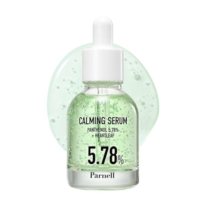 Parnell Panthenol 5.78% | 30ml / 1.01 fl.oz. | Heartleaf Calming Serum, soothing & moisturizing serum, korea skin care, korea beauty
