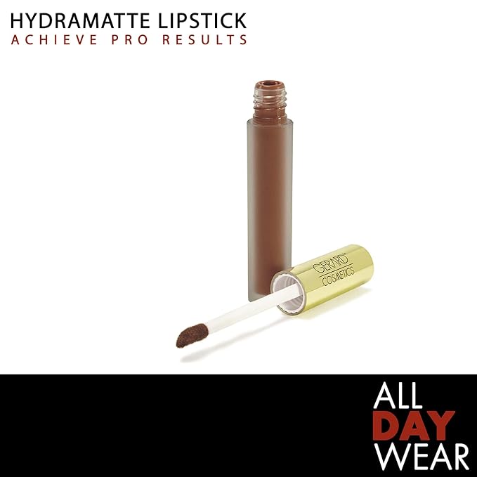 Gerard Cosmetics HydraMatte Liquid Lipstick Mudslide | Brown Lipstick with Matte Finish | Long Lasting and Non-Drying | Super Pigmented Fully Opaque Lip Color