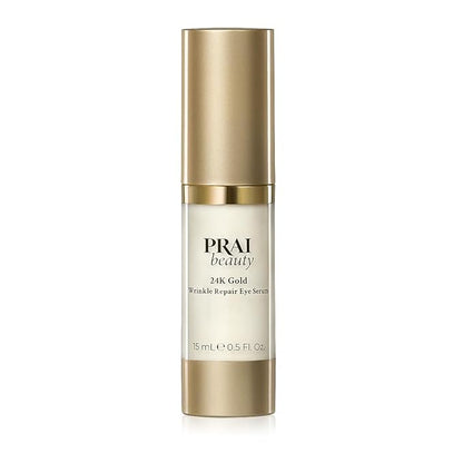 PRAI Beauty 24K Gold Wrinkle Repair Eye Serum - Anti-Aging & Anti-Wrinkle Serum - 0.5 Oz