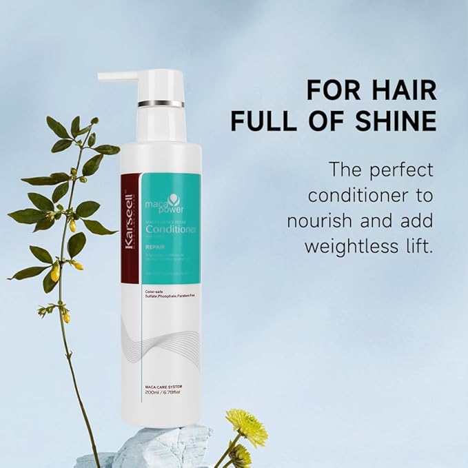 Karseell Repair Conditioning Argan Oil Collagen Hair Mask Essence for Dry Damaged Hair All Hair Types 200ml 6.78 fl.oz