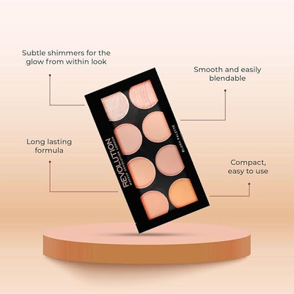 Makeup Revolution Ultra Blush Makeup Palette, Bronzer & 13g