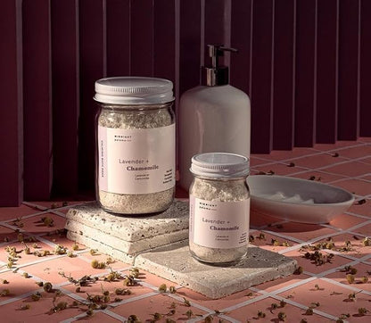 Midnight Paloma Lavender + Chamomile Calming Bath Soak 4oz, White