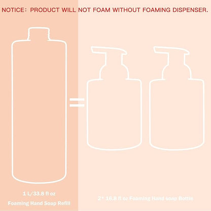Foaming Hand Soap Refill, Bamboo, Gentle