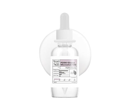 PDRN + BIOME Microshot 100 Serum, Intensive Glow Essence, Microneedling, PDRN, Biome, Spicule, Hydrating, Moisturizing, Firming, Fine Lines, Korean Skincare 1.01 fl. Oz.(30ml)