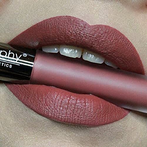 Bodyography Lip Lava Liquid Lipstick - Long-Lasting Lipstick - Bright and Bold (Naked (Matte Light Brown Nude))