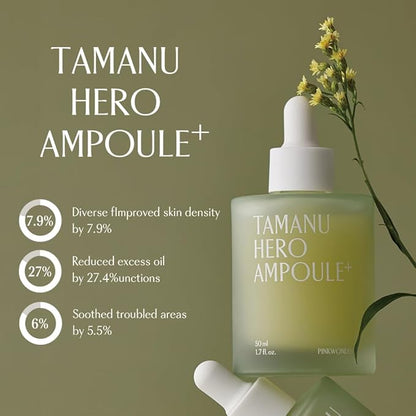 Tamanu Hero Ampoule⁺ 1.69oz (50ml), 50,000ppm Tamanu Oil for Soothing
