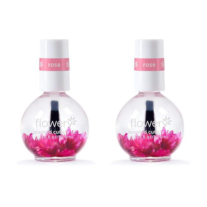 Flowery Rose Scented Cuticle Oil, 0.5 oz - 2 Pack