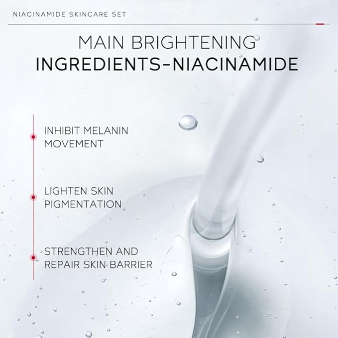 Niacinamide Skincare Set: 4pcs Beauty Kit