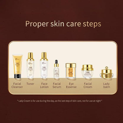 9-Piece Skincare Set for Women - Hypoallergenic, Moisturize the Skin - Collagen & Hyaluronic Acid & Snail Mucin Infused - Ideal for All Skin Types Set