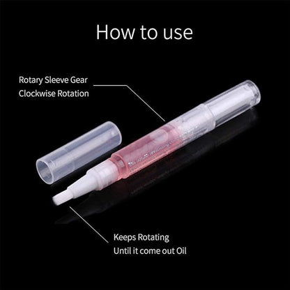 12Pcs Nail Cuticle Oils Nail Nutrition Oil Pen Nourishment Pens Cuticle Revitalizer for Agnail Nourish Skin Nail Care