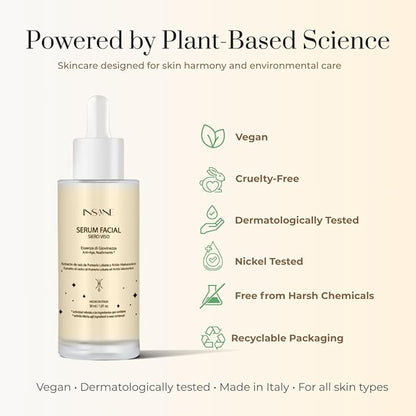 Youth Essence Brightening Face Serum — Even Skin Tone, Plumping & Anti-Aging — Hyaluronic Acid + Kudzu & Centella Asiatica — Radiant, Glow-Boosting Formula. Dermatologically Tested.