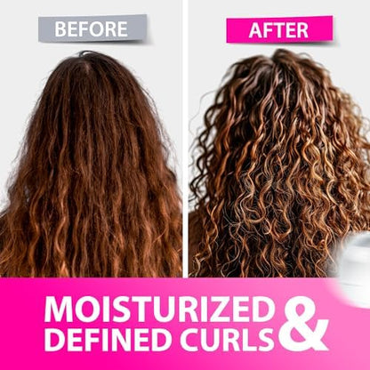 SUNATORIA Curly Hair Mask - Deep Conditioner for Curly Hair - Natural Argan & Keratin Hair Treatment Mask - 8.5 Fl Oz - Repair, Hydrate, Moisturize Dry, Damaged, Wavy & Frizzy Hair