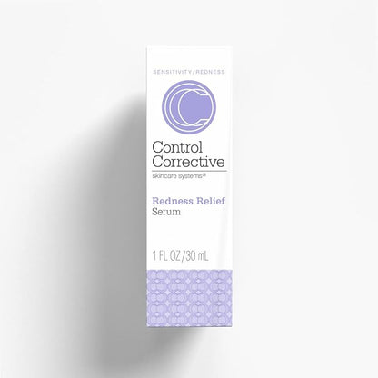 CONTROL CORRECTIVE Redness Relief Serum, 1 Oz - Botanical Extracts & Skin Balancing Vitamins, Calms, Hydrates & Strengthens Sensitive Skin, No Parabens Or Synthetic Dyes, Japanese Green Tea, Soothing