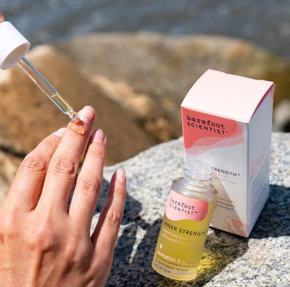 Barefoot Scientist Inner Strength Nail and Cuticle Renewal Drops, Award-Winning Cuticle Oil for Fingernails and Toenails Clear, 20 mL