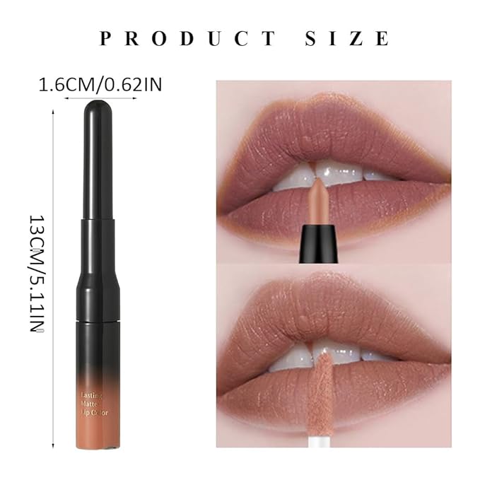 Kilshye Matte Lip Liner Nude Liquid Lipsticks Double Lipgloss