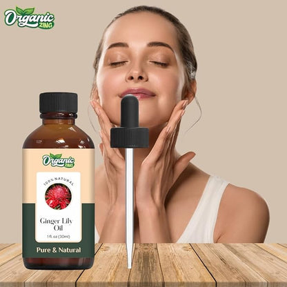 Ginger Lily (Hedychium coronarium) Oil | Pure & Natural Essential Oil for Skincare, Hair Care, Aroma and Diffusers- 30ml/1.01fl oz