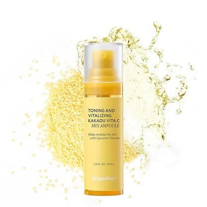 Vita C Ampoule, Dark Spot Correction, Boosting Skin Luminosity, Korean Skin Care, Vegan,0.5 Fl Oz