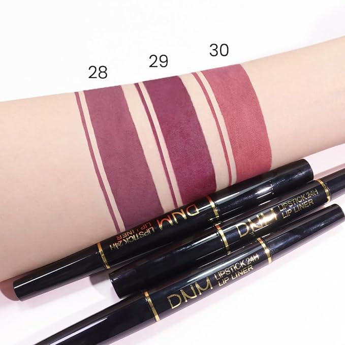 evpct 3Pcs More Mauve Berry Blush Lip Line 24 l