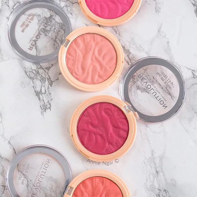 Revolution Beauty, Blusher Reloaded, Pressed Powder Face Blusher, 0.26 Oz