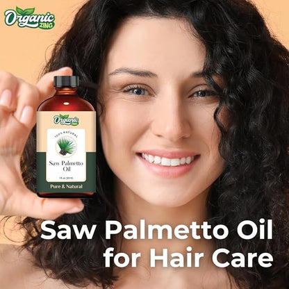Saw Palmetto (Serenoa repens) Oil | Pure & Natural Carrier Oil for Aroma, Diffusers, Skincare & Haircare - 30ml/1.01fl oz