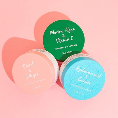 Retinol & Collagen Under Eye Patches - Under Eye Patch for Puffy Eyes & Bags, Dark Circles and Puffiness, Cooling Patches for Skincare, Under Eye Patchess for Beauty & Personal Care