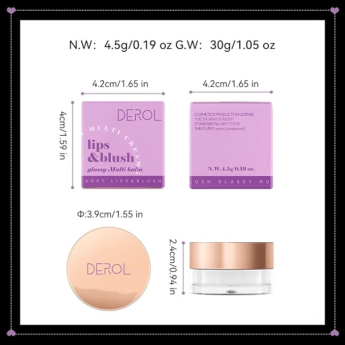 Color Changing Blush Lip Gloss For Lips Cheeks,Can Changing
