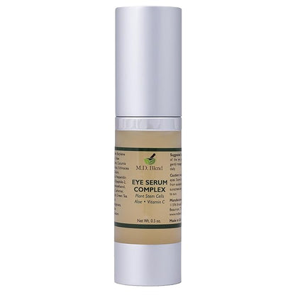 Plant Stem Cell Eye Serum Complex | Aloe Vera, Vitamin C | Hydrating Eye Treatment | Airless Pump - 15ml