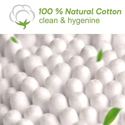 1000 pcs bamboo cotton swabs,