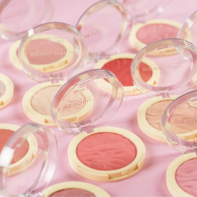 Revolution Beauty, Blusher Reloaded, Pressed Powder Face Blusher, 0.26 Oz