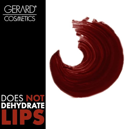 Gerard Cosmetics HydraMatte Liquid Lipstick Boss Lady | Brown Matte Lipstick | Long Lasting and Non-Drying | Super Pigmented Fully Opaque Lip Color