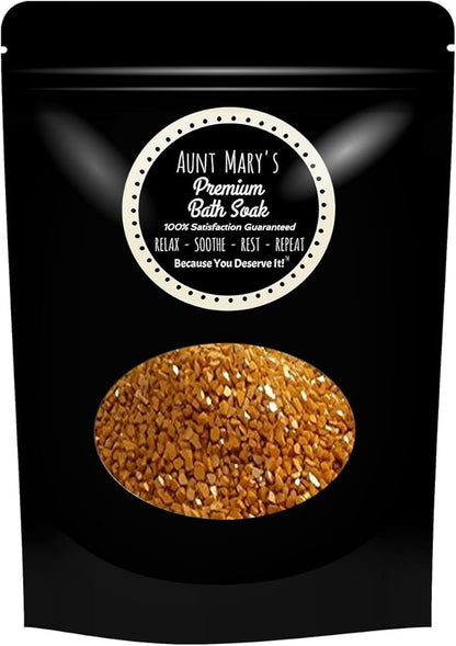 Amber Bath Salts - Luxury Roast Beef Sandwich Bath Soak - Funny Spa Gifts for Men & Women - Sea Salts - Au Jus French Dip