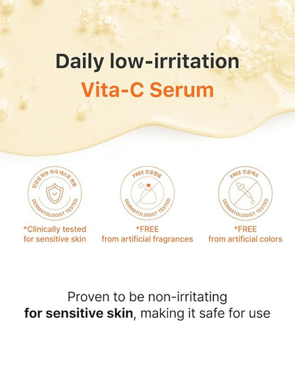 Real Barrier | Peptivita C Blemish Serum | Face Serum for Uneven Skin Tone & Smooth Texture | Vitamin C Face Care for Sensitive Skin | Facial Skin Care Products | Korean Skincare | 1.01 fl oz (30ml)