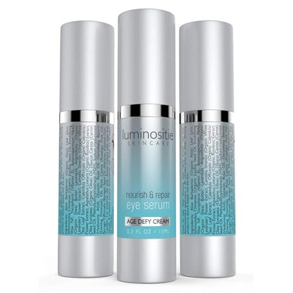 Under Eye Brightener Serum for Puffy Eyes & Dark Circles - Hydrating, Anti Aging, Under Eye Serum - Fast Absorption & Lightweight Finish