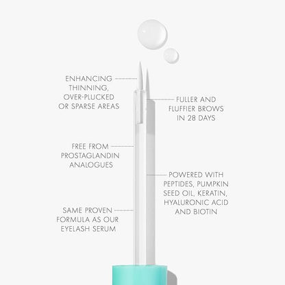 SWEED - The Brow Serum | Peptides, Biotin, Keratin | Vegan, Cruelty-Free, Clean Beauty (0.10 fl oz | 3 ml)